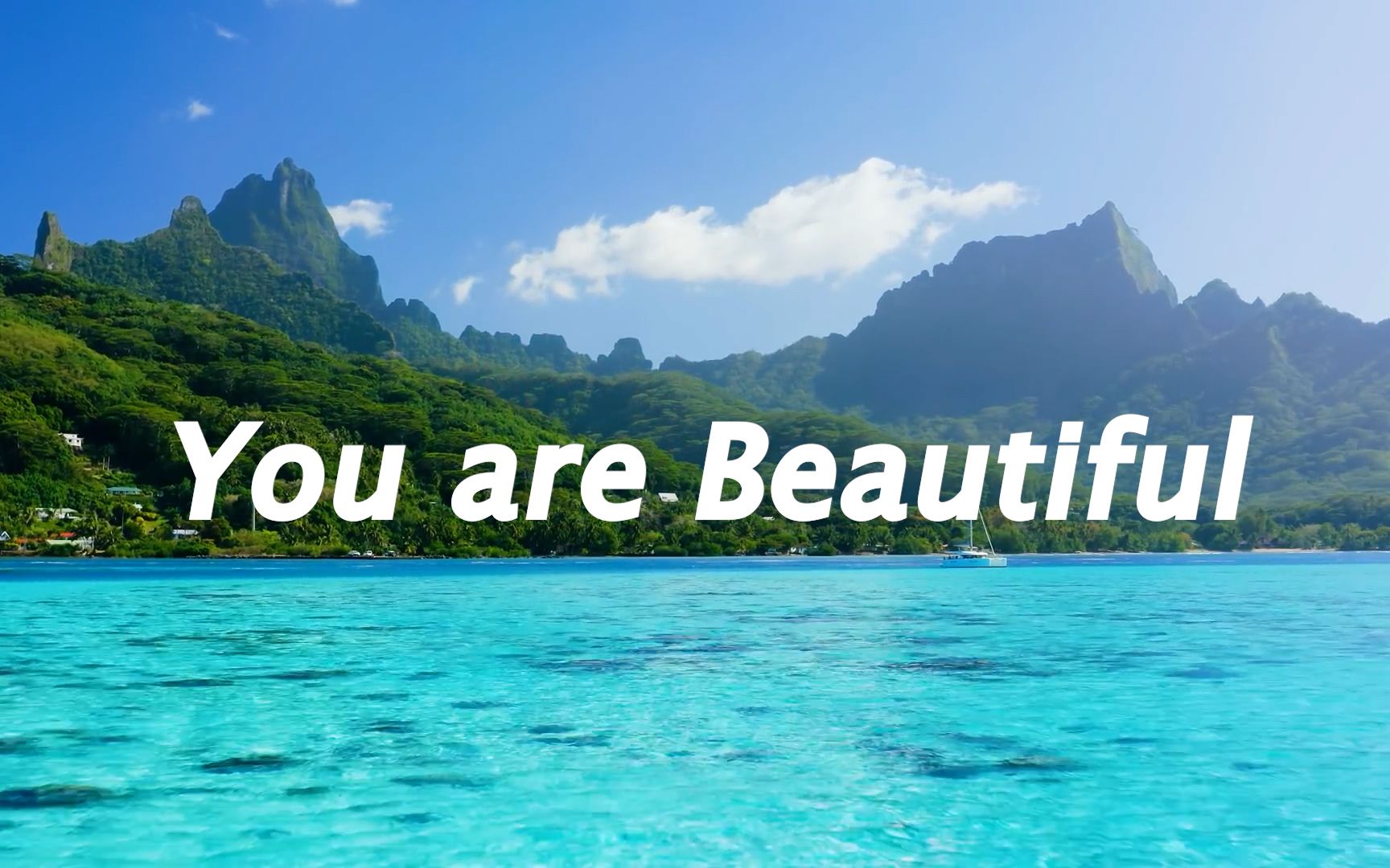 [图]好美的歌，分享给你心中最美丽的那个人吧《You are Beautiful》