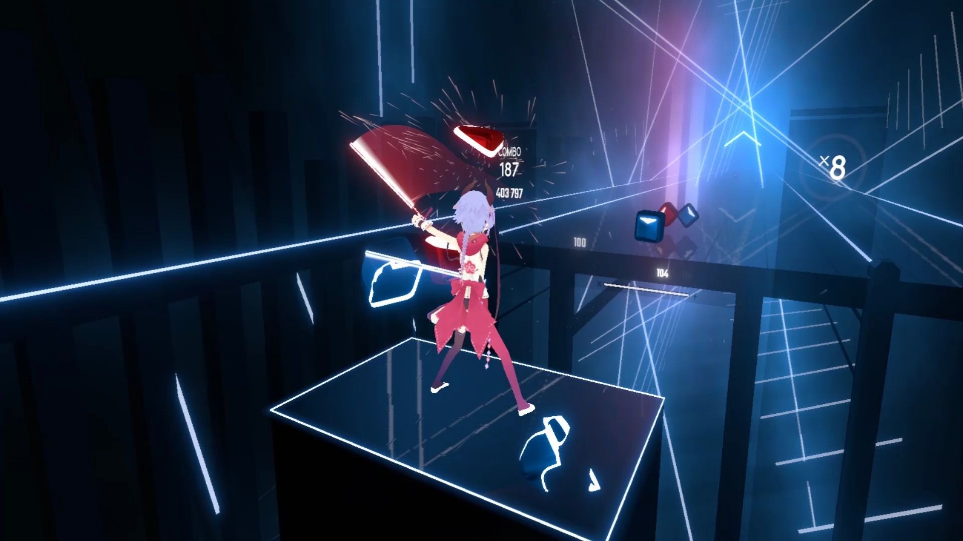 节奏光剑《while im alive》