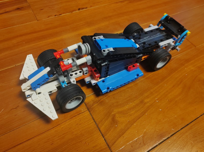 小学生自制moc f1赛车