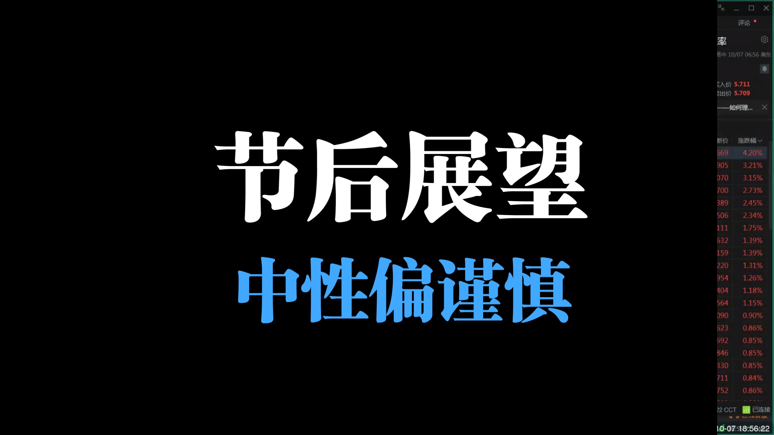 A股资本市场节后展望