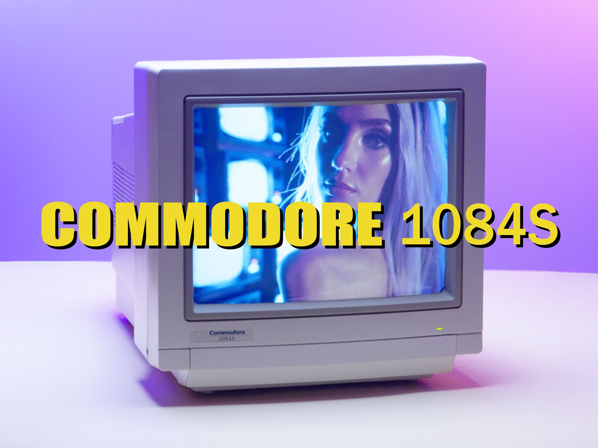 重温复古科技的黄金时代,欧美系CRT显示器Commodore 1084SD2哔哩哔哩bilibili