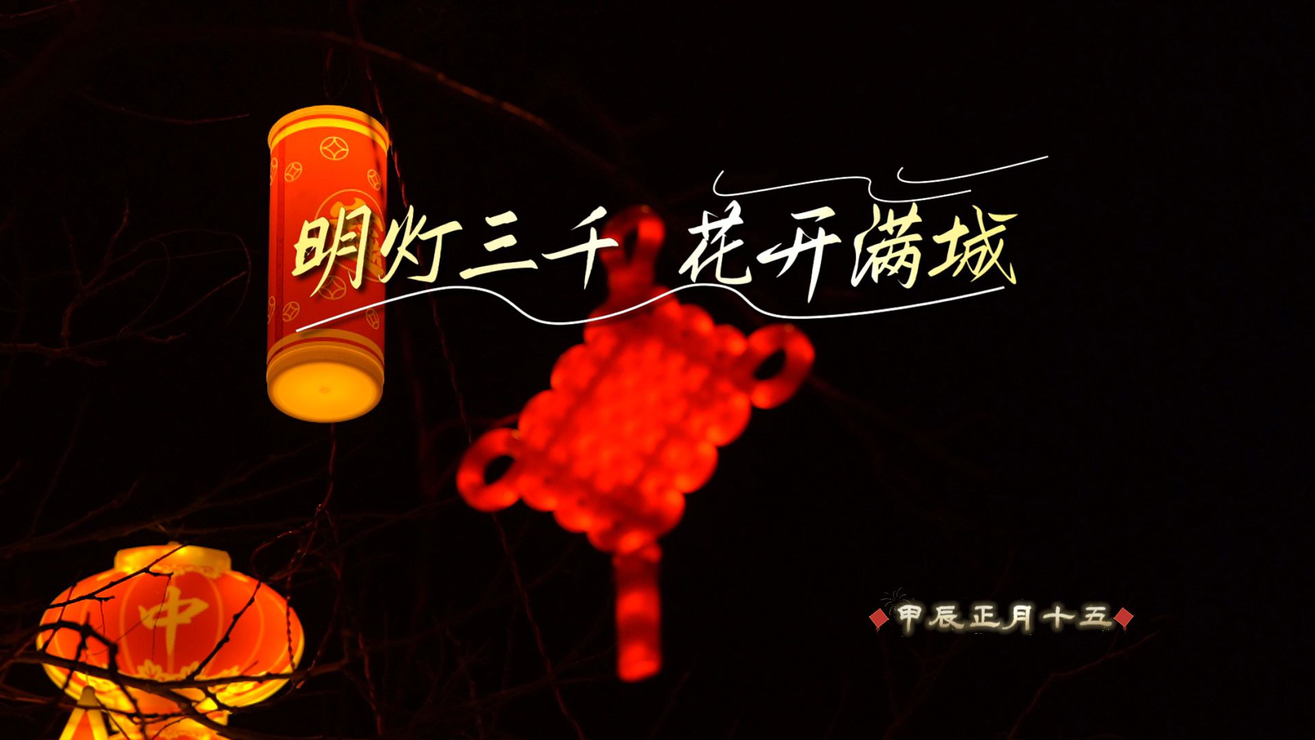 《明灯三千 花开满城》