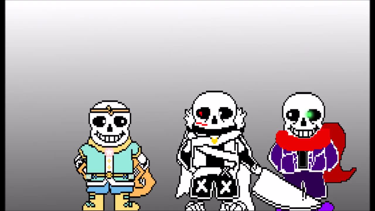 undertale动画cross很努力了