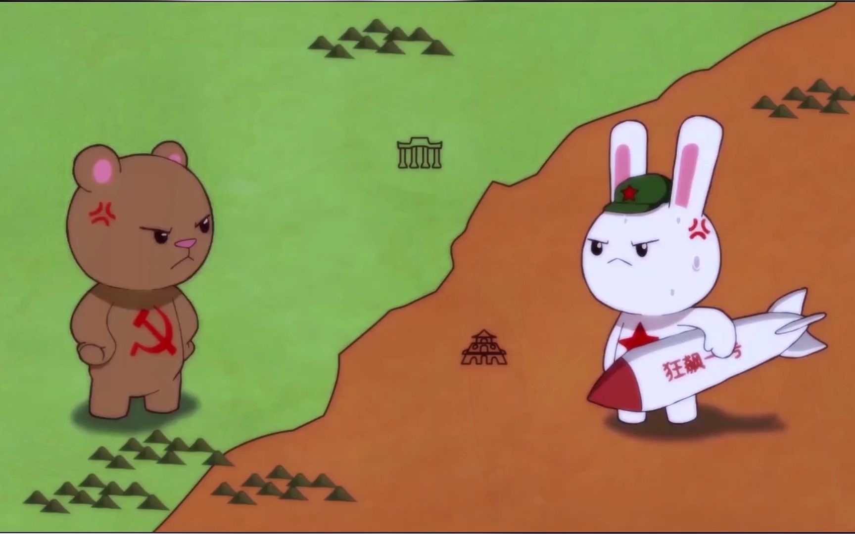 珍宝岛之战 兔子擒获毛熊一辆t-62,毛熊意图进攻种花家