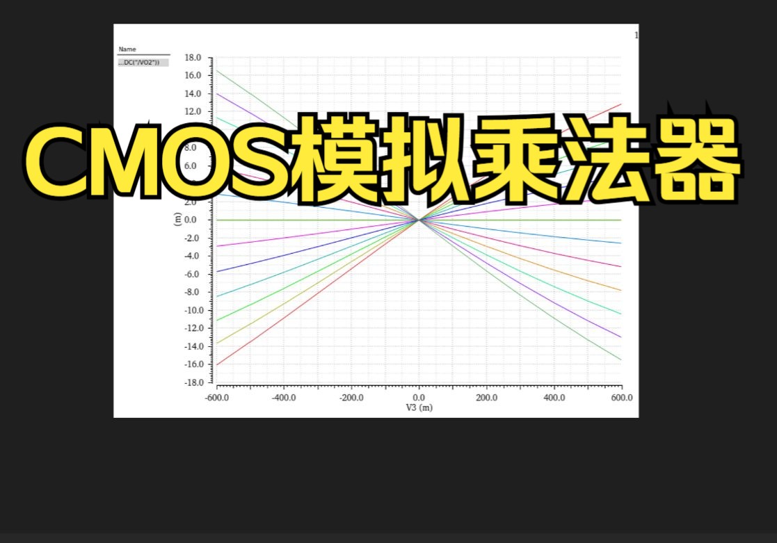 【CMOS模拟乘法器】CMOS四象限模拟乘法器、有缘衰减器电路设计仿真哔哩哔哩bilibili