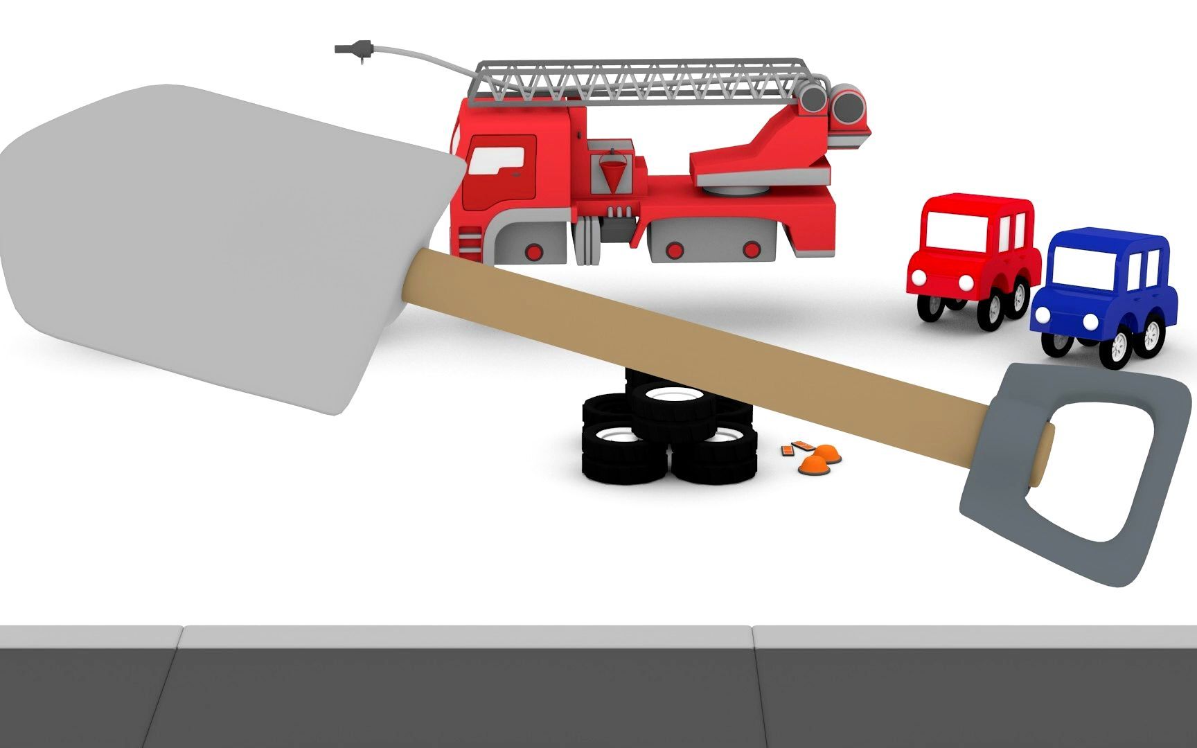 宝宝汽车英语动画消防员FIRE FIGHTERS!  Cartoon Cars哔哩哔哩bilibili