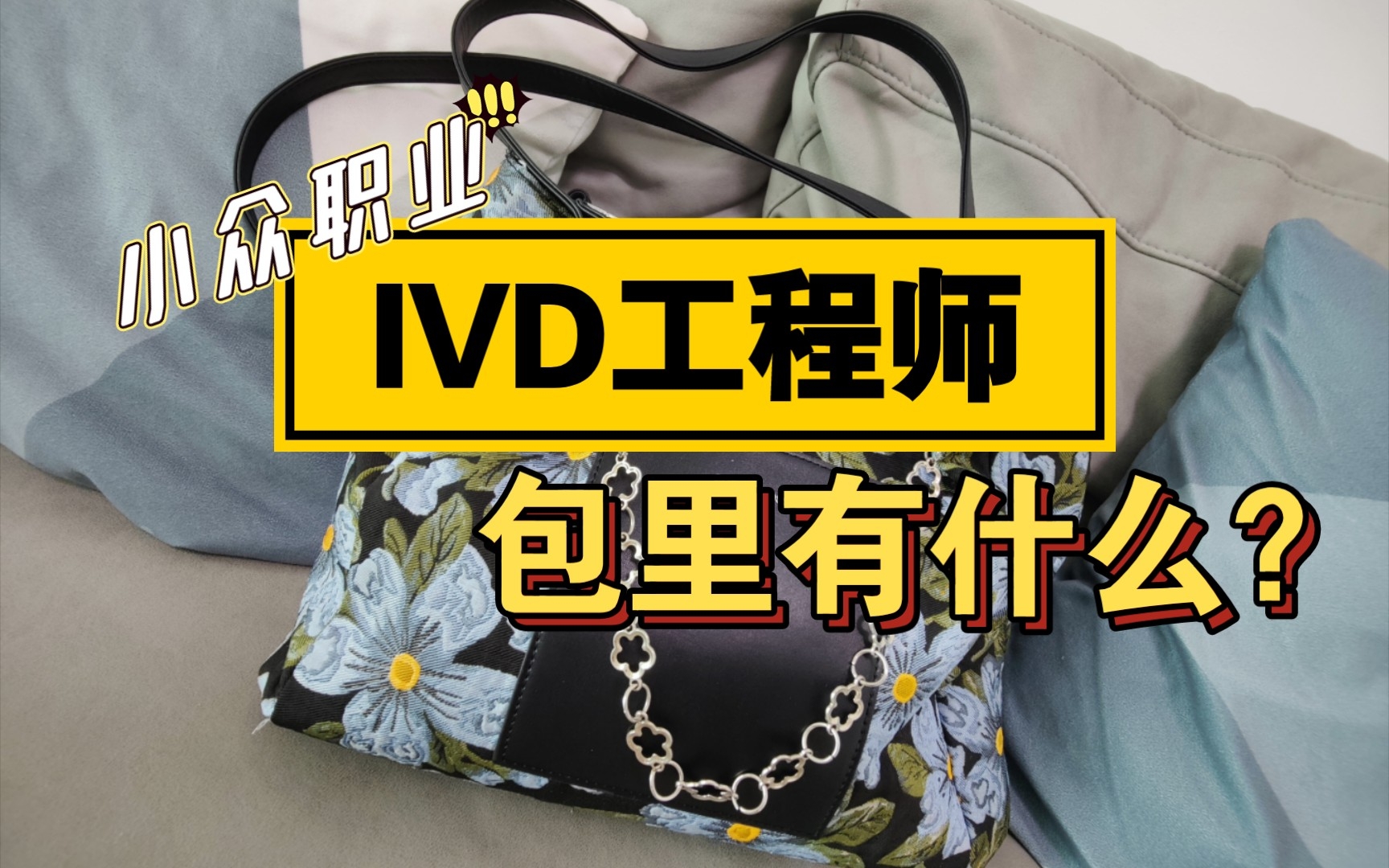 小众职业!IVD工程师翻包分享~哔哩哔哩bilibili