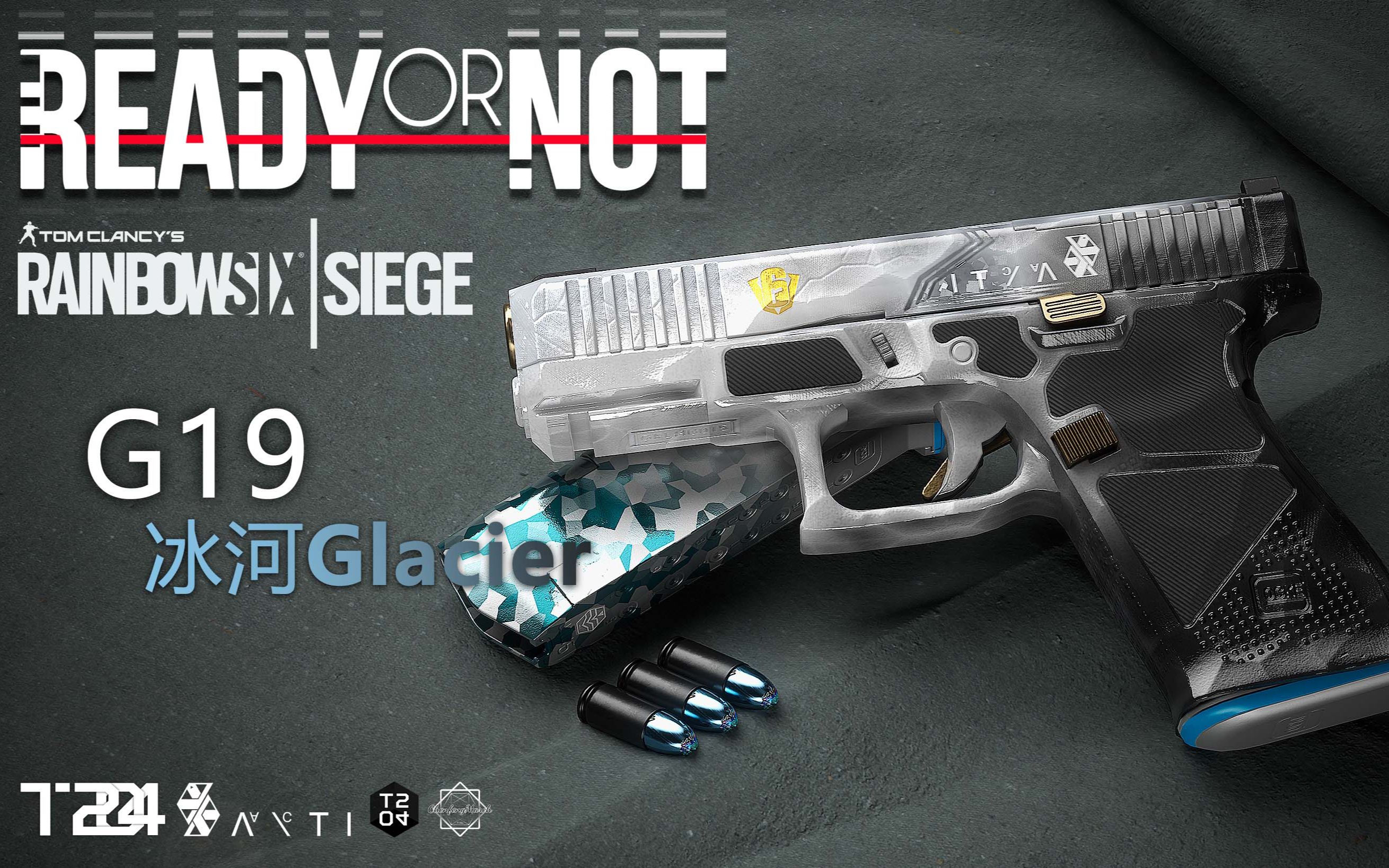 新冰河!【Ready or Not|皮肤配布】G19冰河Glacier 彩虹六号 皮肤替换网络游戏热门视频