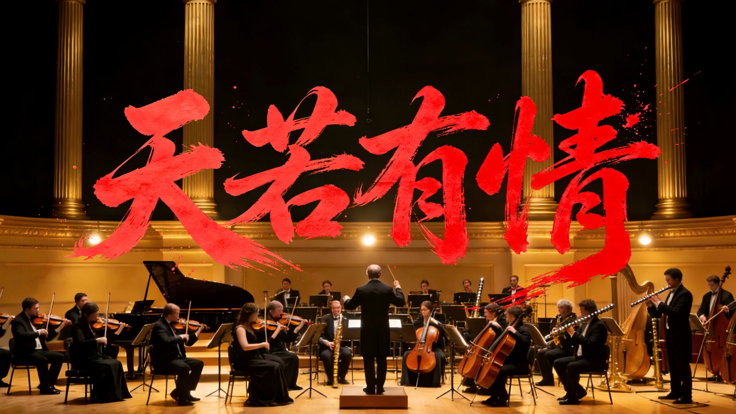 【金色交响】《天若有情》史诗恢弘改编，深情缱绻溢出屏幕！“天若有情亦无情 爱到最后要分离”