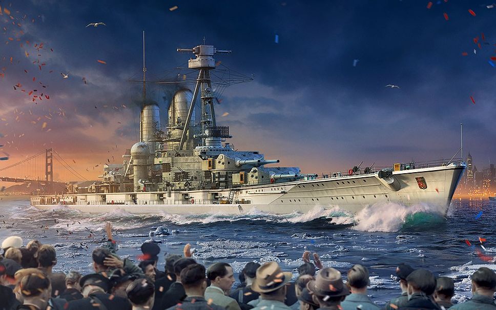 神盾—德意志帝国海军埃特尔·弗雷德里希王子号战列巡洋舰6杀终了