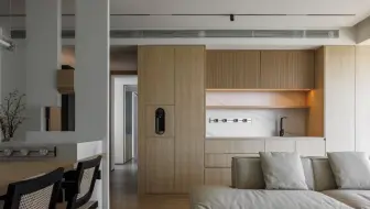 晓安设计|140㎡简约原木让你回归自然的温暖怀抱！