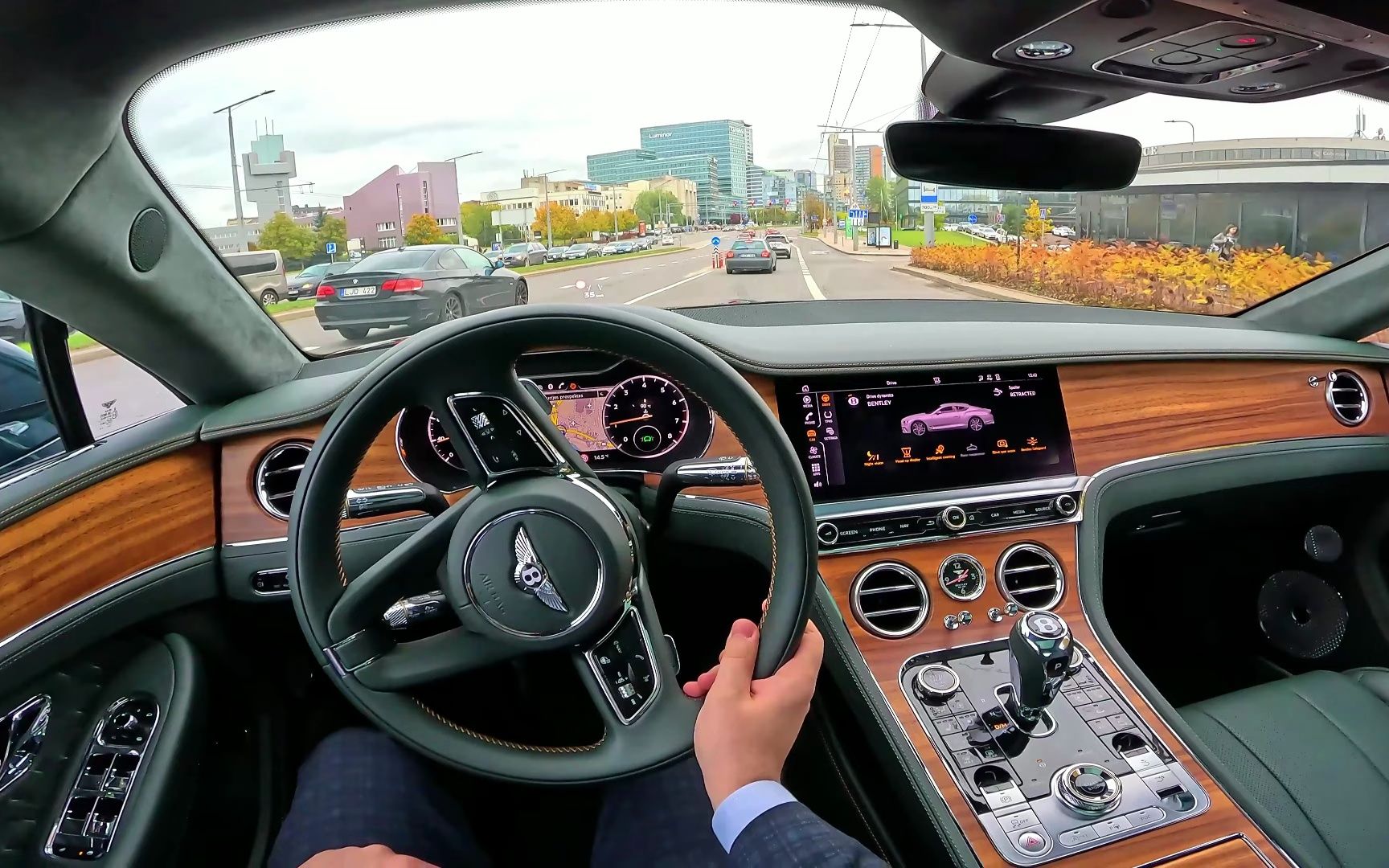 luxury super cars pov driving_ bentley, maserati, porsche, aston