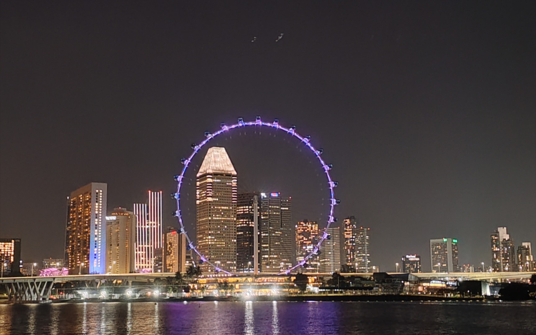 新加坡夜景 真实图片