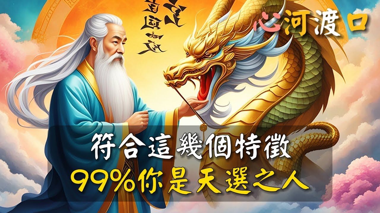 [图]符合这些特征，99%你是天选之人，你是带著天命从高维来到人间的！  心河渡口