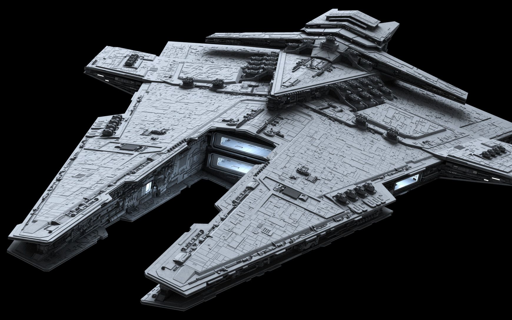 星球大战 哈罗尔级无畏舰harrower class sith dreadnought