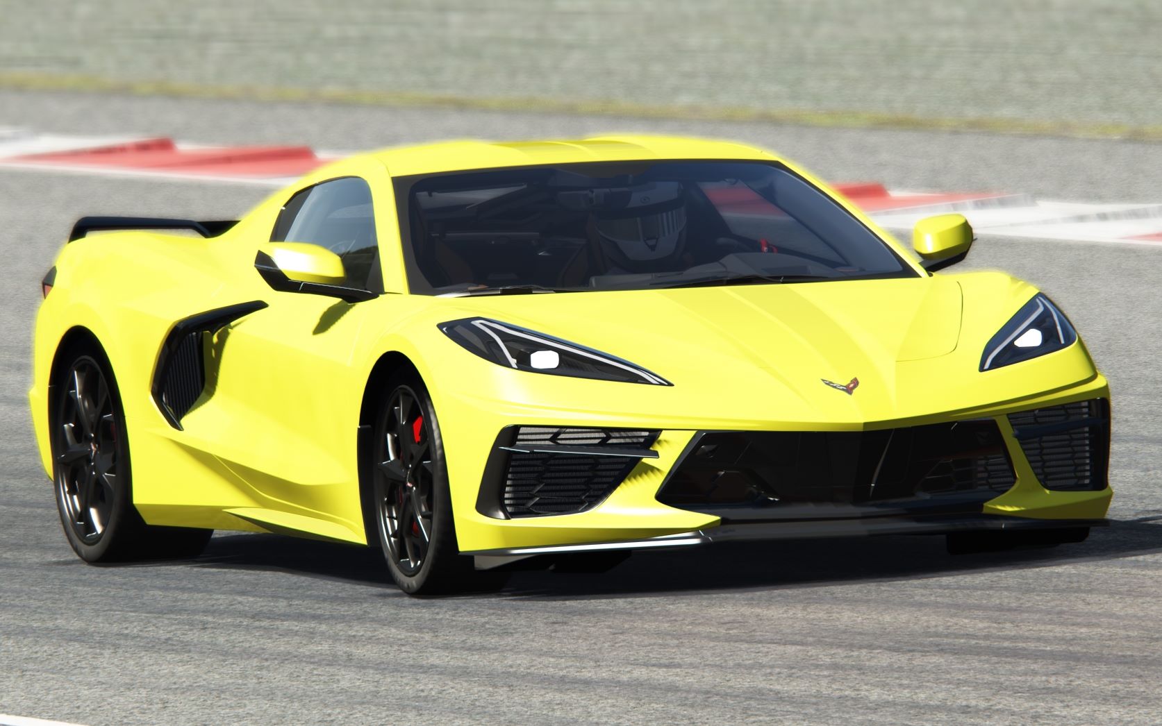 神力科莎mod分享-科尔维特c8(风挡bug修复版) 简森巴顿制作