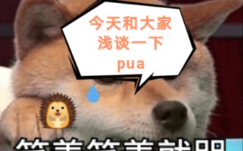 浅谈pua的精神控制哔哩哔哩bilibili