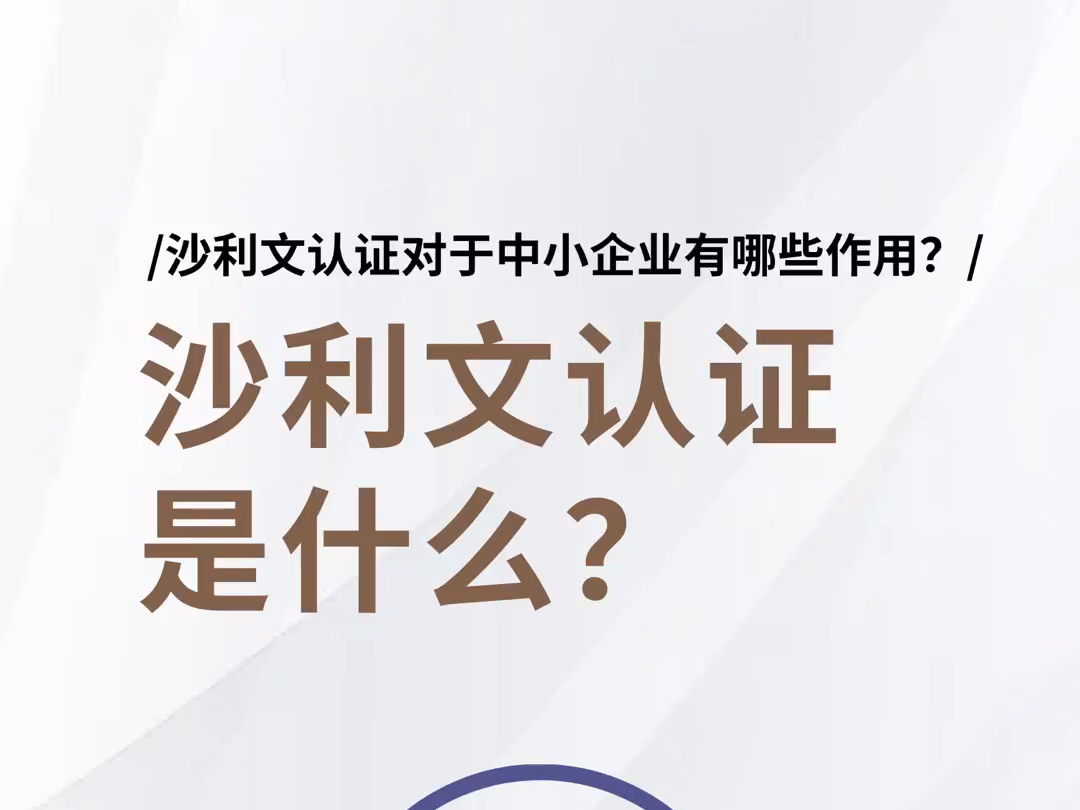 沙利文认证是什么?对中小企业有哪些作用?哔哩哔哩bilibili