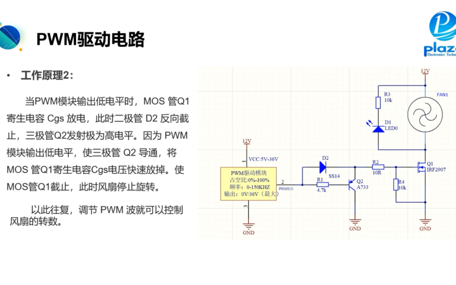 基于PWM驱动MOS管的风扇调速电路#MOS管#PWM#风扇#调速哔哩哔哩bilibili