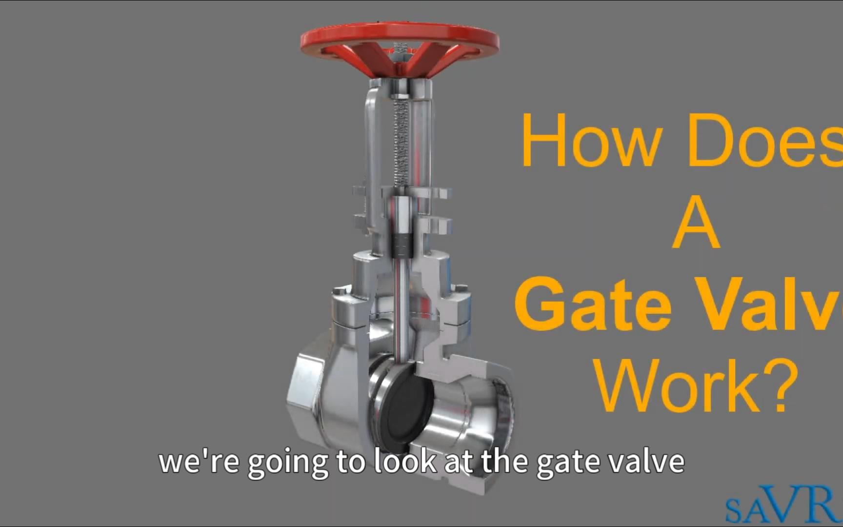 [图]门阀的工作原理模拟动画 - How Gate Valves Work