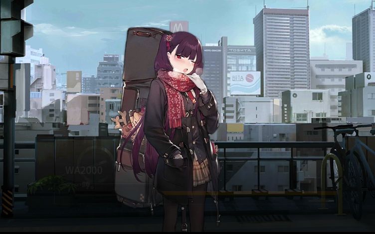 【少女前线】wa2000"雪下赴约者 live2d(含誓约过程)展示