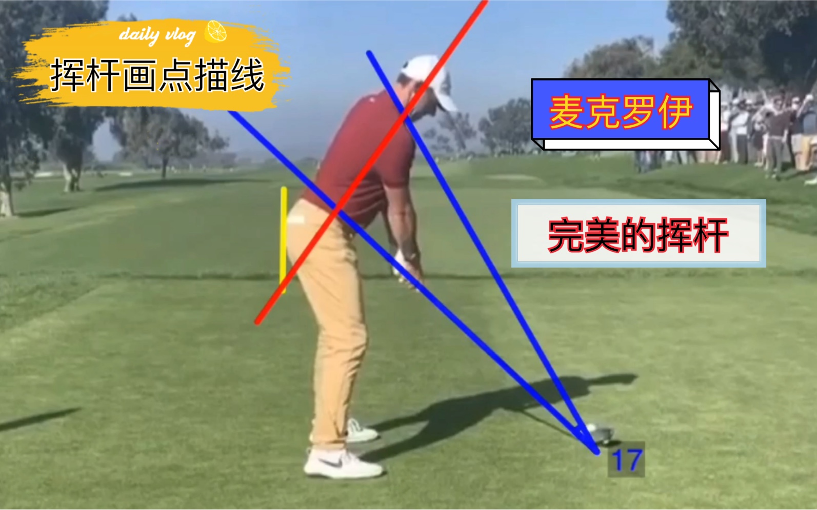 前世界第一麦克罗伊,高尔夫届最完美的挥杆,我们详细看看!