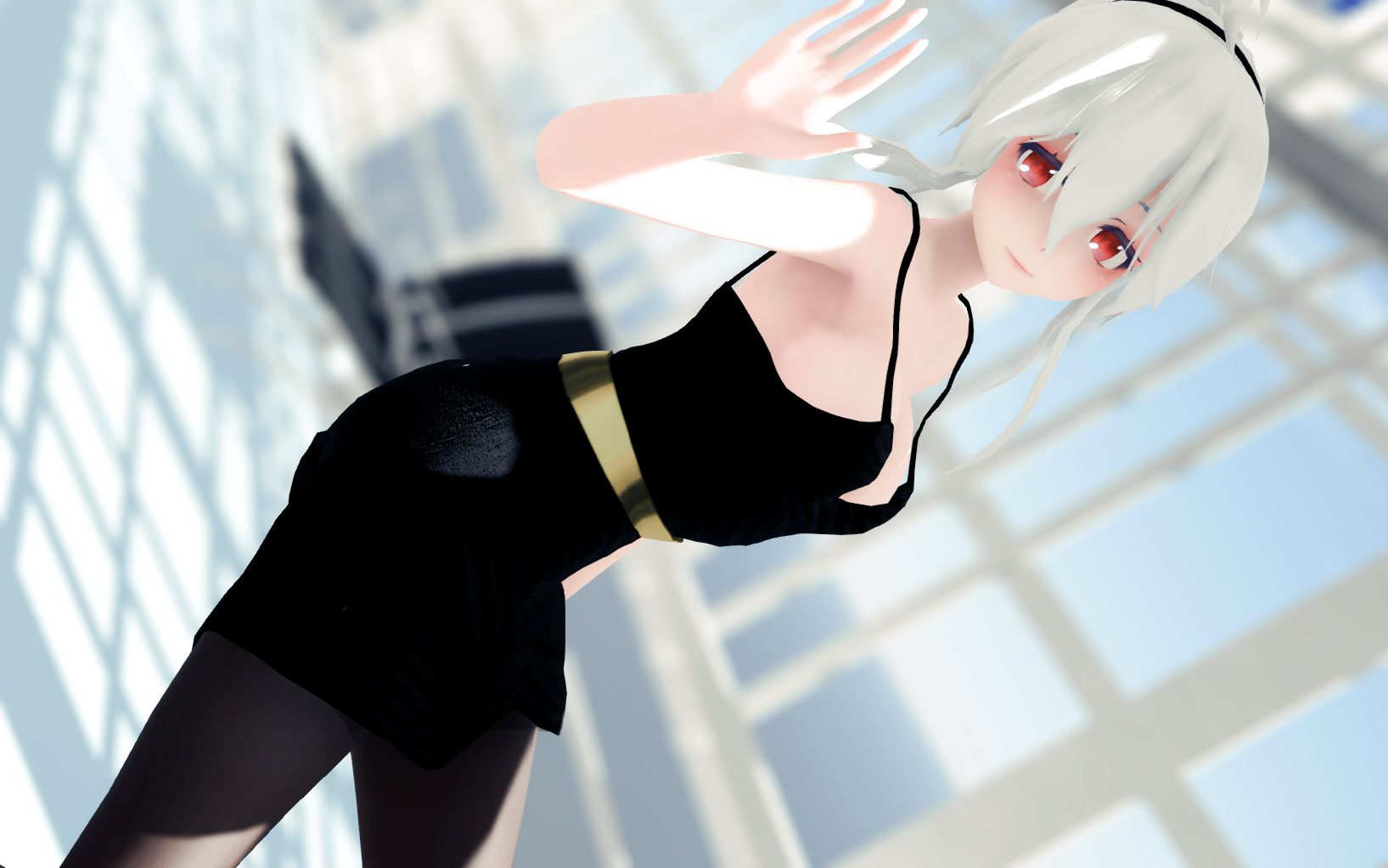 【弱音】吊带包臀裙