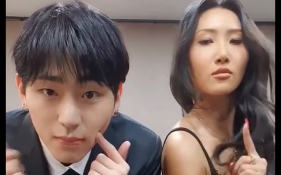 zico 华莎又同框了!zico 请夏也来了!zico和dara好可爱啊