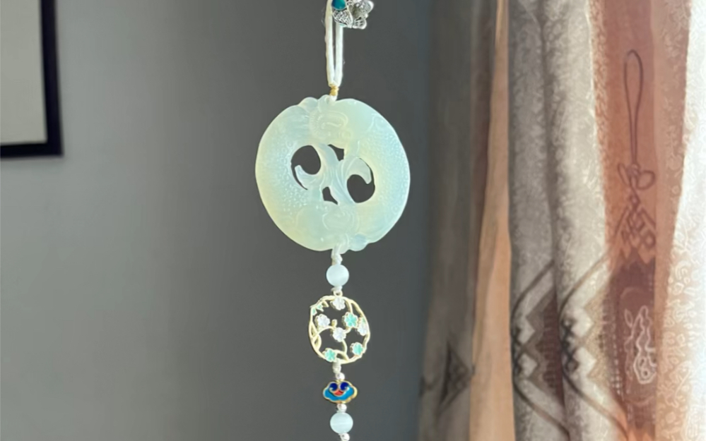 古相思曲冰料岫玉玉佩制作进程!