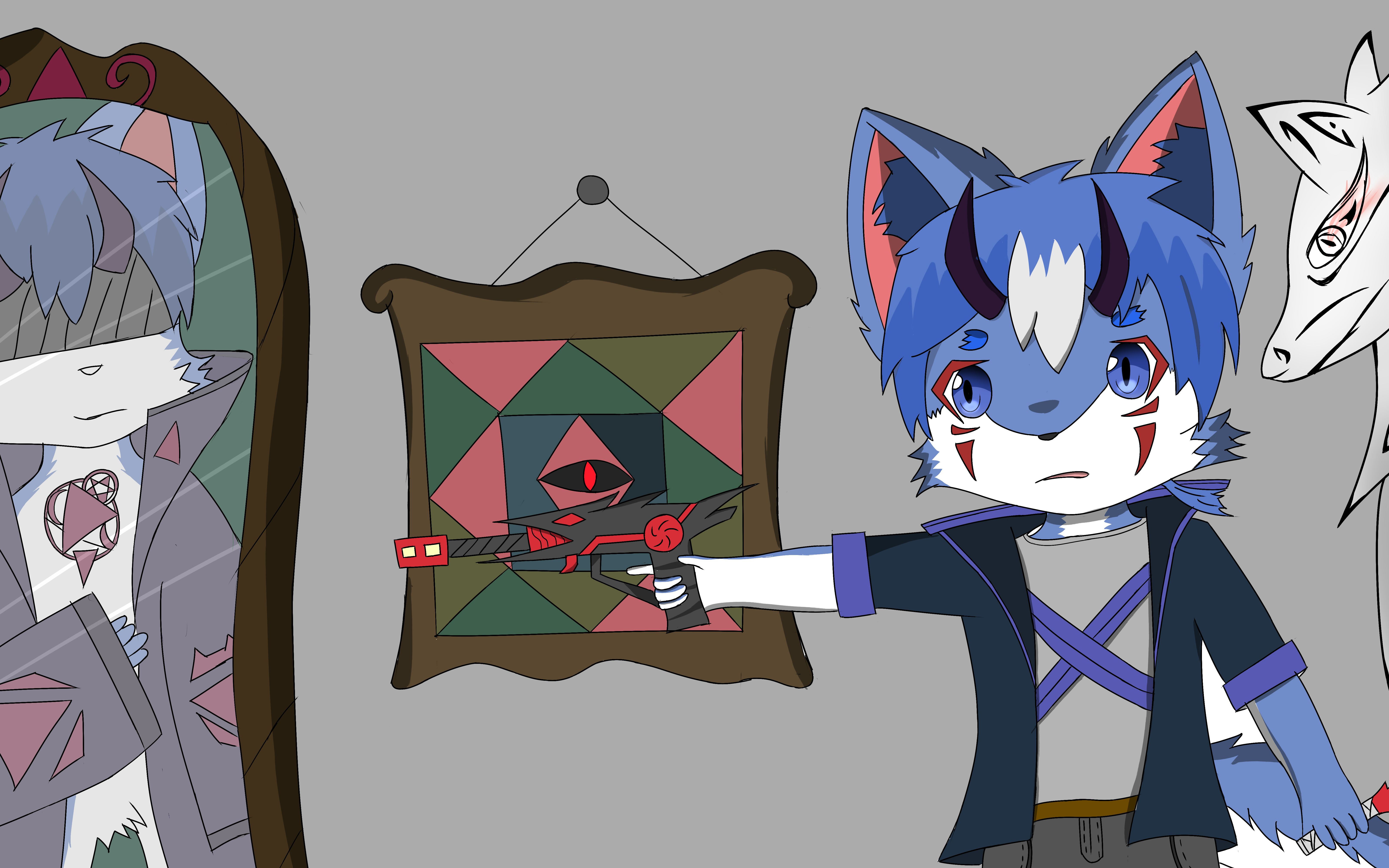 【板绘】龙仔在咕咕咕中画出的壁纸——【龙仔蜀黎】