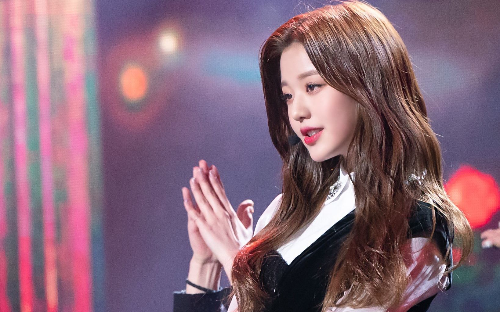 8th gaon chart k-pop awards izone - la vie en rose 彩排 饭拍直拍