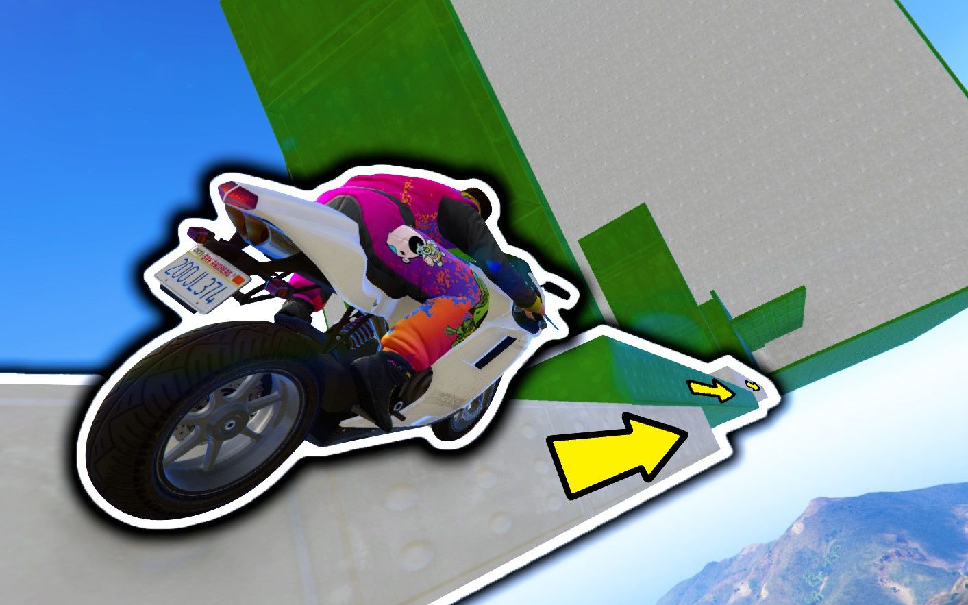 【gta5】摩托车辣条壁走你见过吗? 毛子哎,永远滴屑!