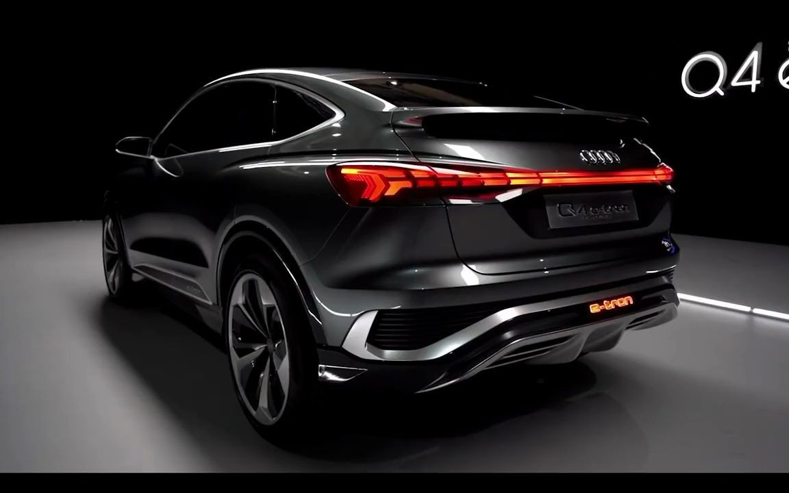 帅爆!2021全新奥迪Q4 etron sportback外观内饰哔哩哔哩bilibili