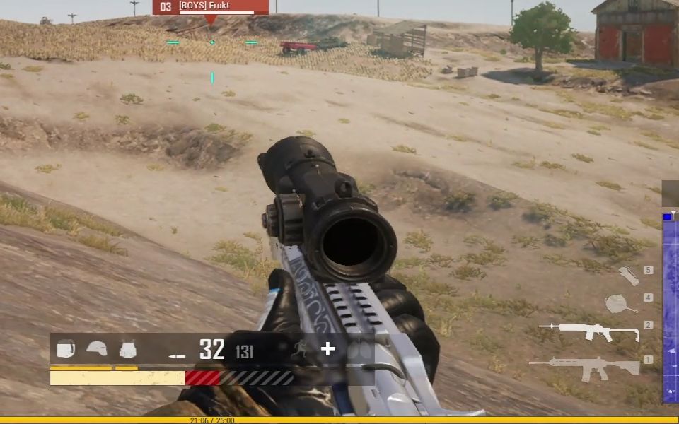 【PUBG日记】第一次玩Mini14网络游戏热门视频