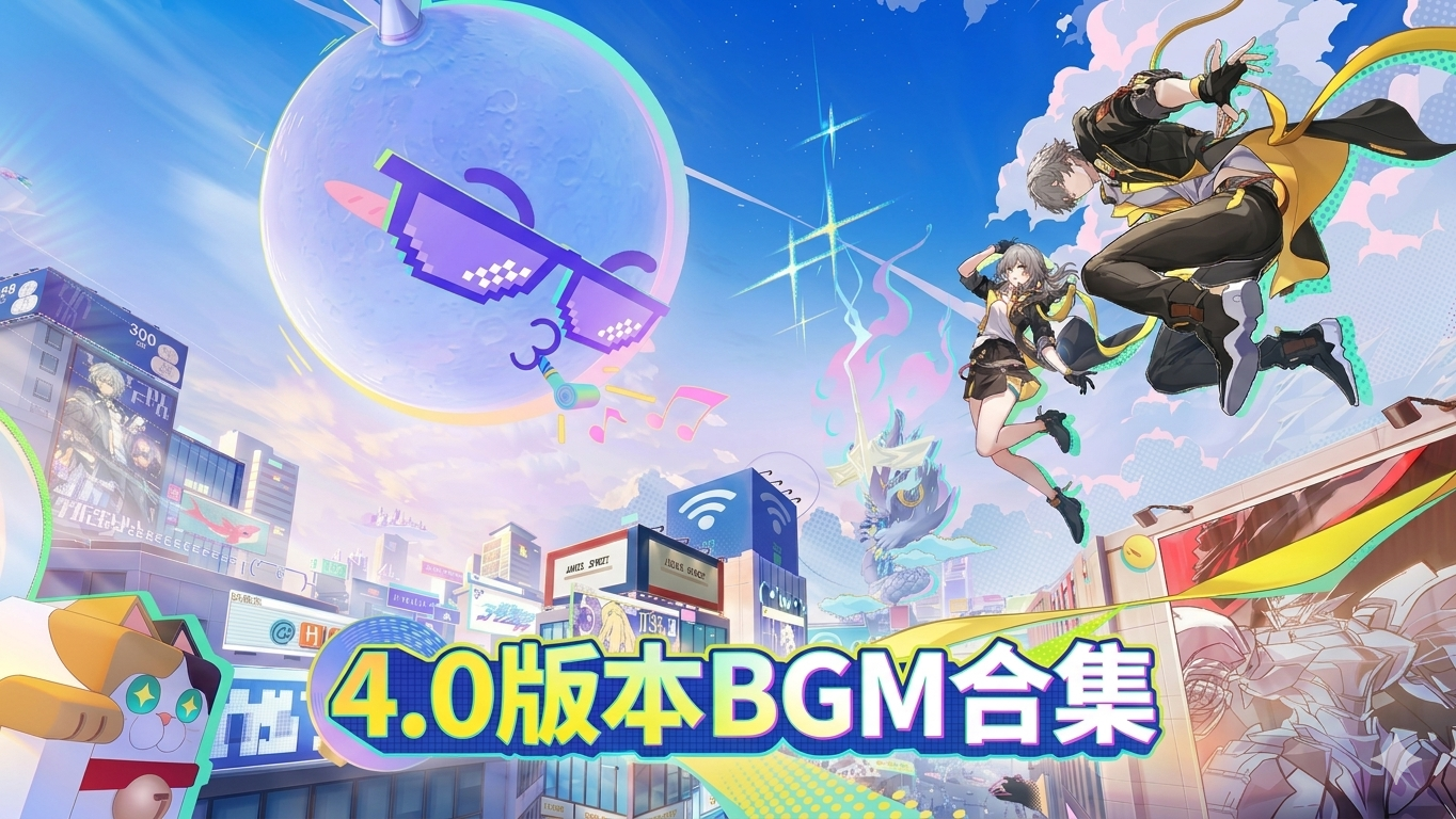 [音乐可视化]「崩坏：星穹铁道」4.0版本BGM合集