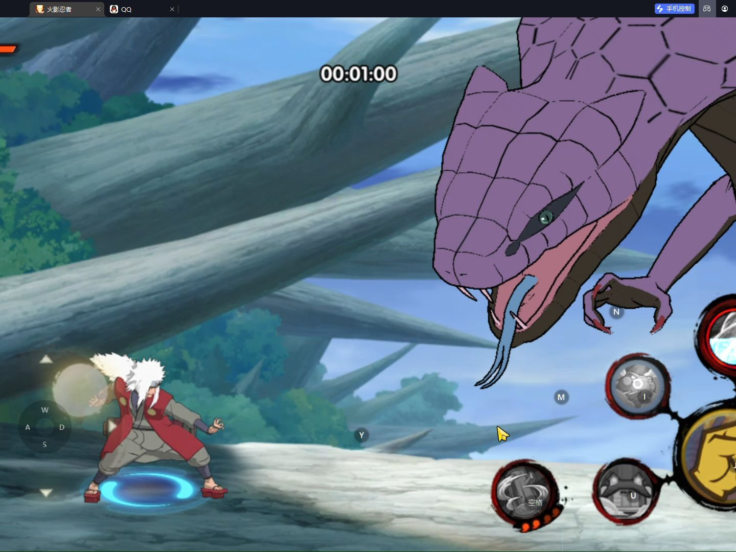 火影忍者万蛇来袭自来也198倍打法