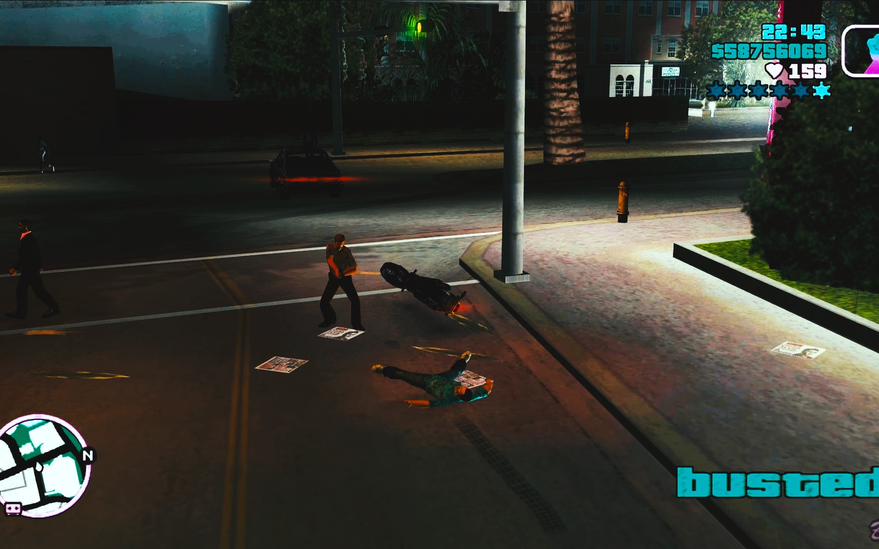 【4k 60帧】gta- vice city - wasted & busted compilation #2