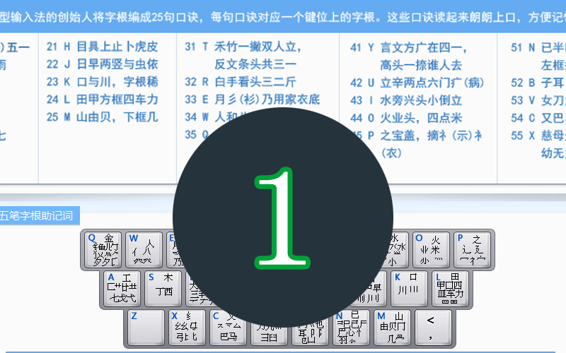 电脑快速打字,1小时五笔输入法速成课哔哩哔哩bilibili