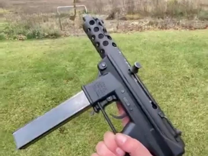 黑帮最爱,短小精悍的代表,英特拉泰克tec-9冲锋枪