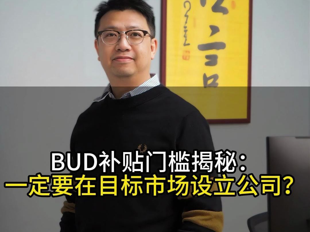 需要在内地或海外市场成立公司才可以申请BUD吗?哔哩哔哩bilibili