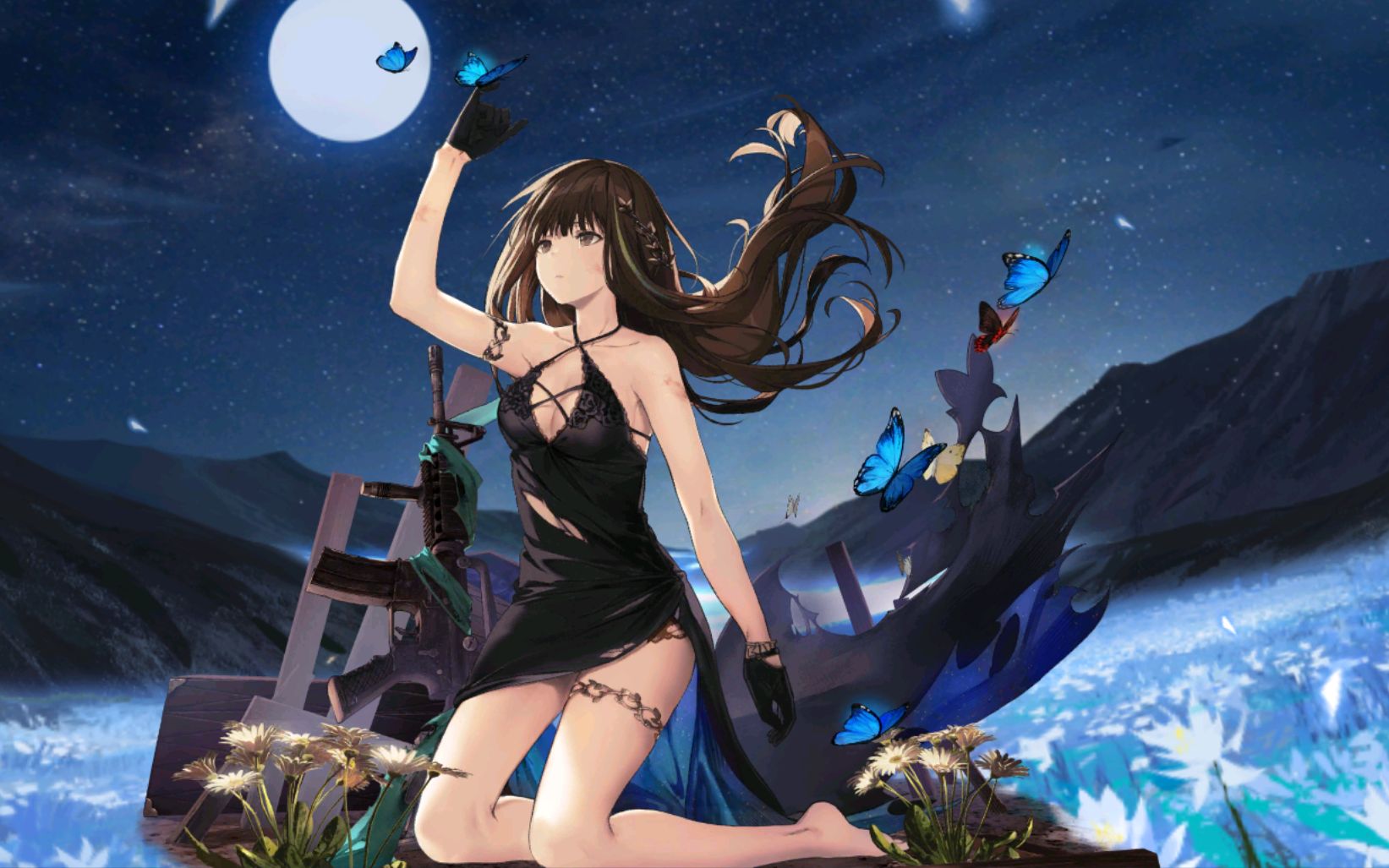 【少女前线】m4周年庆装扮 时光的定格者 皮肤预览_哔哩哔哩 (゜-゜)