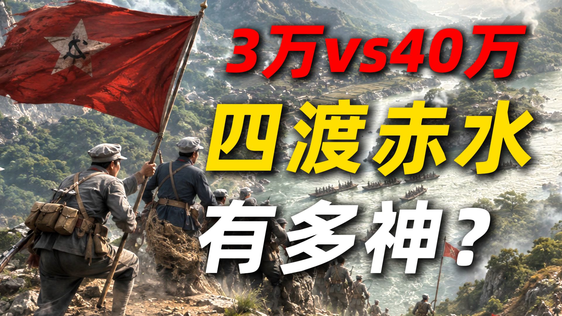 四渡赤水：毛主席最得意之战！如何绝境翻盘、出奇制胜？【三木说】