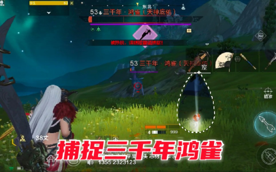 zb小生妄想山海捕捉三千年鸿雀这捕捉器太让人生气了