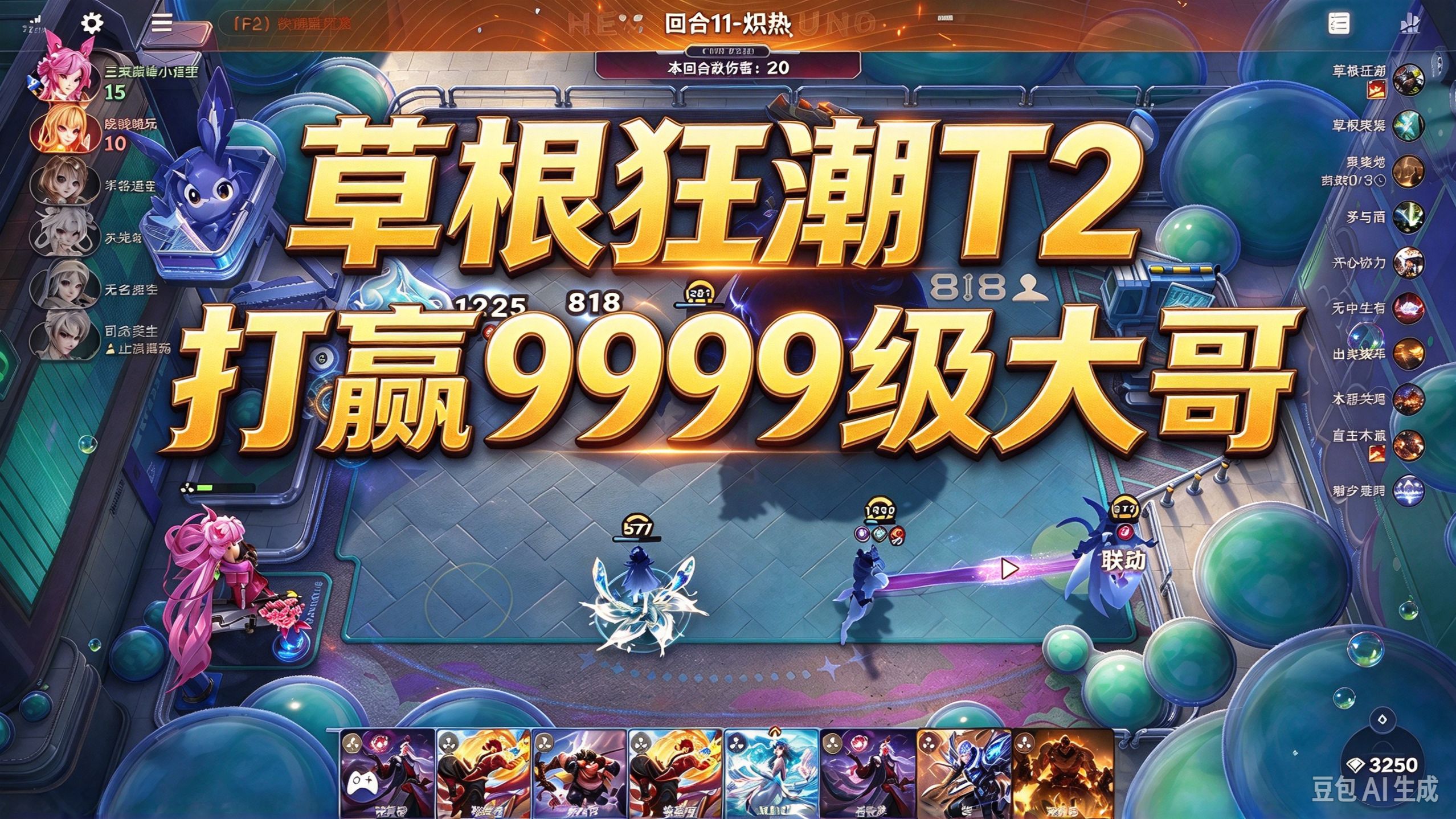 钻石狂潮 草根裴擒虎打赢9999级大哥 王者万象棋