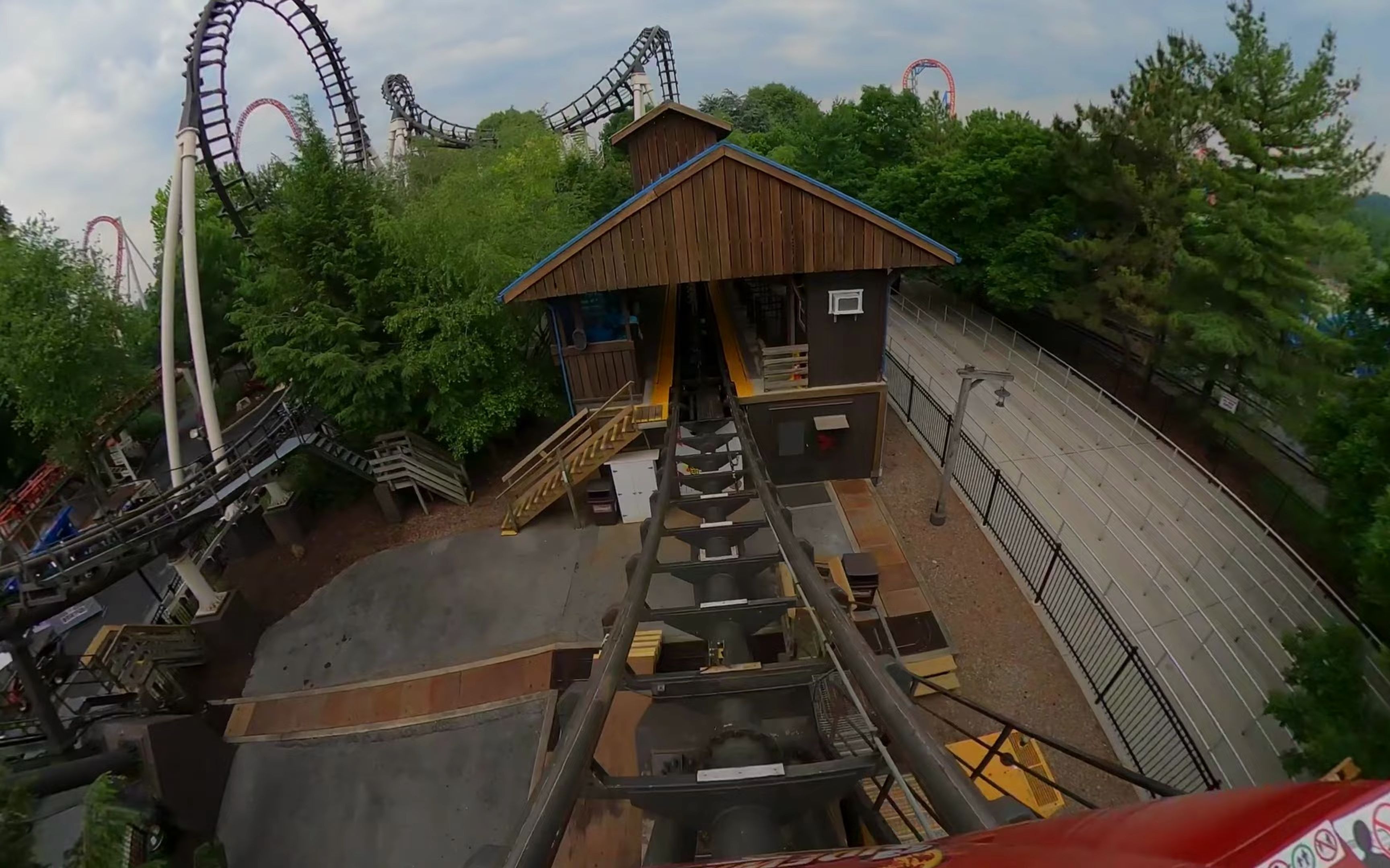 【4k】第一视角:角响尾蛇(sidewinder)过山车|好时巧克力乐园|tpr