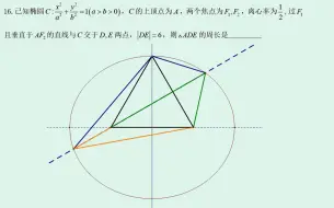 下载视频: 【高中数学】22年新高考Ⅰ卷-填空16