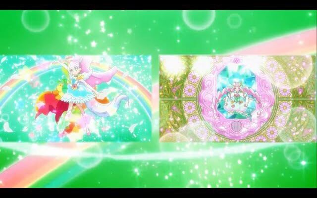 [图]Cure Parfait X Cure Felice (Transformation Comparison)