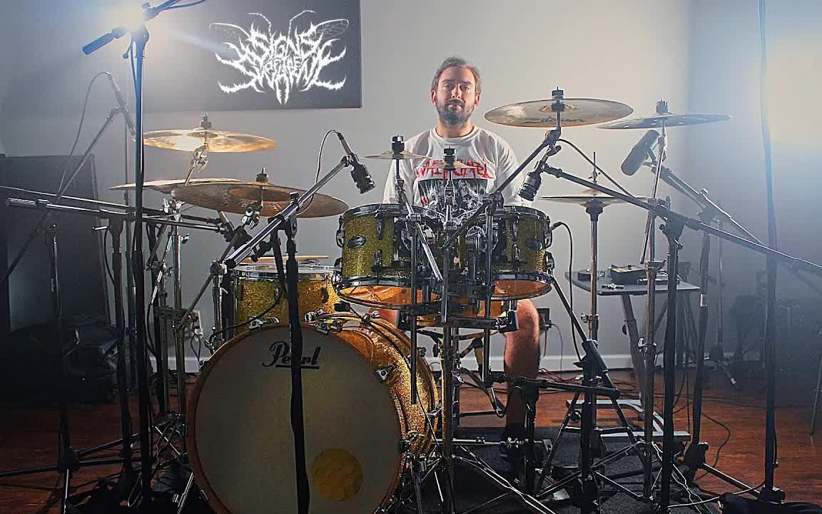 bobby crow - signs of the swarm - "pernicious" - drum play