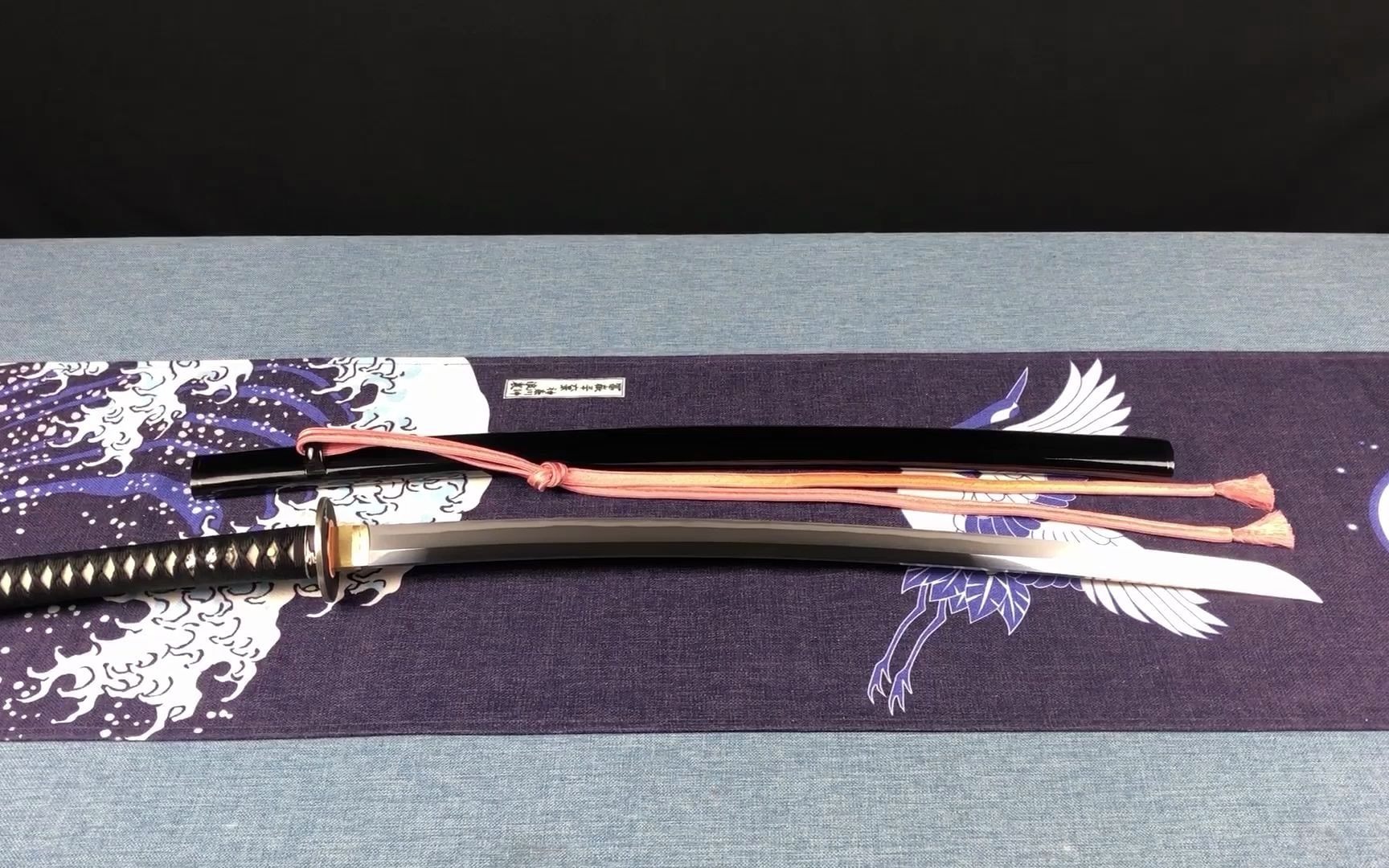 【者言刀剑】自炼钢三枚合武士刀,有点像玉钢日本刀哦