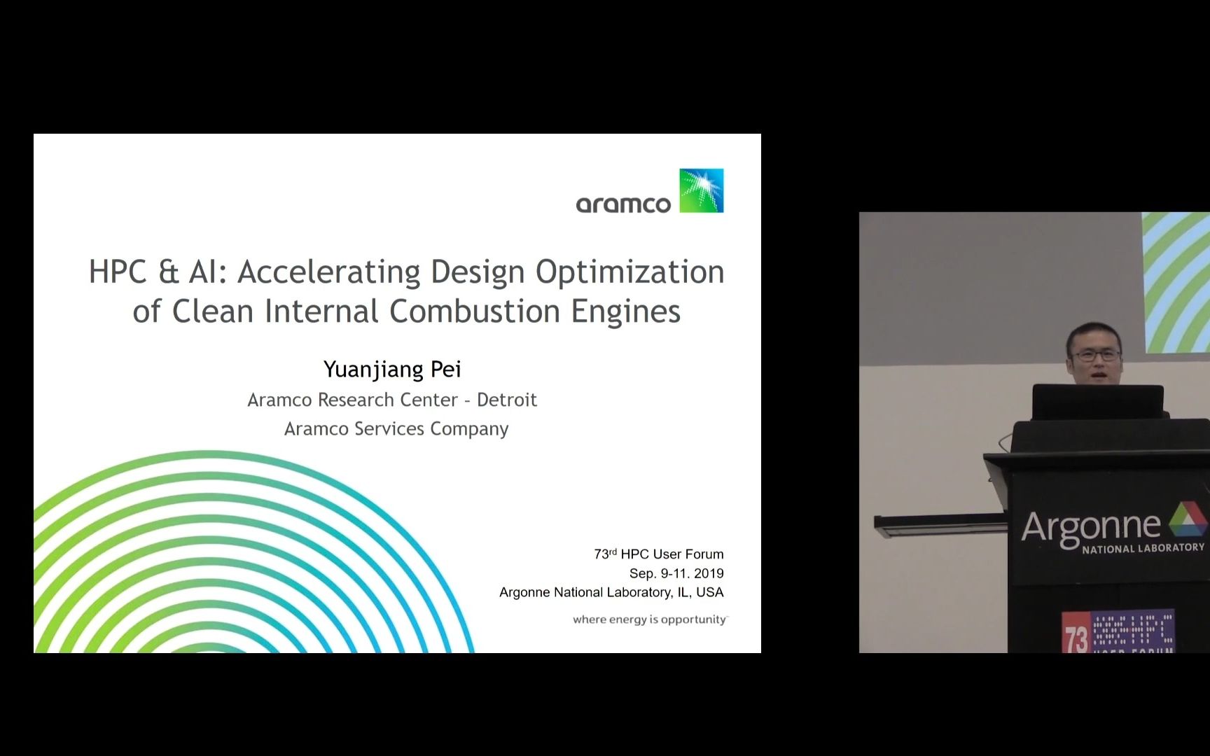 沙特阿美公司(Aramco)  HPC和AI:加速清洁内燃机的优化设计  Yuanjiang Pei哔哩哔哩bilibili